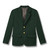 Youth Polyester Blazer with embroidered logo [TX043-BOYS/DET-GREEN]