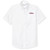 Short Sleeve Oxford Shirt with embroidered logo [SC007-OX-S NSC-WHITE]