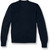 V-Neck Pullover Sweater with embroidered logo [NY263-6500-NAVY]