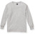 Long Sleeve T-Shirt with heat transferred logo [MD002-366-LT STEEL]