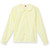 Long Sleeve Peterpan Collar Blouse with heat transferred logo [TX186-351-YELLOW]