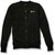 Crewneck Cardigan with embroidered logo [TN001-6000/FIA-BLACK]