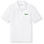 Short Sleeve Polo Shirt with embroidered logo [TN001-KNIT-FIA-WHITE]