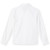 Long Sleeve Convertible Collar Blouse with embroidered logo [TX011-356/DAT-WHITE]