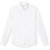 Long Sleeve Oxford Blouse with heat transferred logo [TX167-OXF-L/S-WHITE]