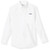 Long Sleeve Oxford Shirt with embroidered logo [MD055-OX-L CAV-WHITE]