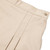 2 Pleat Skort with heat transferred logo [NY251-2653-KHAKI]