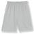 Jersey Knit Shorts with heat transferred logo [PA938-72-SLC-ASH]