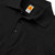 Long Sleeve Banded Bottom Polo Shirt with embroidered logo [NY207-9717/HCF-BLACK]