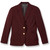 Girls' Polyester Blazer with embroidered logo [TX119-2000/MSH-MAROON]