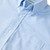 Long Sleeve Oxford Shirt with heat transferred logo [TX004-OXF-LS-BLUE]
