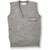 V-Neck Sweater Vest with embroidered logo [NY041-6600/JBD-HE GREY]