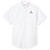 Short Sleeve Oxford Blouse with embroidered logo [GA058-OX/S SME-WHITE]