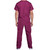 3 Pocket Unisex Top with heat transferred logo [PA090-4876/BLO-WINE]