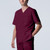 Men's Proflex V-Neck Top with heat transferred logo [PA090-4253/BLO-WINE]