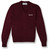 V-Neck Pullover Sweater with embroidered logo [NJ318-6500/MTD-WINE]