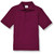 Short Sleeve Polo Shirt with heat transferred logo [PA697-KNIT-SMT-MAROON]