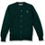 Crewneck Cardigan with embroidered logo [TX186-6000/MK5-GREEN]