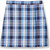 2 Pleat Skort [PA907-2653-76-BL/NV/WH]
