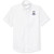Short Sleeve Oxford Shirt with embroidered logo [FL032-OX-S EPI-WHITE]