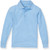 Long Sleeve Polo Shirt with embroidered logo [NY819-KNIT/FBH-BLUE]