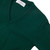 V-Neck Pullover Sweater with embroidered logo [PA222-6500/HGU-GREEN]