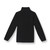Full-Zip Fleece Jacket with heat transferred logo [NJ075-SA25/ESS-BLACK]
