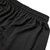 Micromesh Gym Shorts with heat transferred logo [NJ075-101-ESS-BLACK]