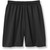Micromesh Gym Shorts with heat transferred logo [PA177-101-SIY-BLACK]