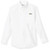 Long Sleeve Oxford Shirt with embroidered logo [VA093-OX-L NB-WHITE]