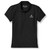 Ladies' Fit Polo Shirt with embroidered logo [GA055-9708-HIE-BLACK]