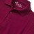 Long Sleeve Polo Shirt with embroidered logo [GA055-KNIT/HIE-CARDINAL]