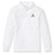Long Sleeve Polo Shirt with embroidered logo [GA055-KNIT/HIE-WHITE]