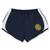 Polyester Sport Short with heat transferred logo [PA262-6102-AIS-NV/WH]