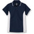 Ladies' Performance Polo with heat transferred logo [NY191-2810-JBU-NVY/WHT]