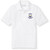 Short Sleeve Polo Shirt with embroidered logo [FL048-KNIT-EPI-WHITE]