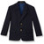 Youth Polyester Blazer with embroidered logo [NJ003-BOYS/IHS-NAVY]