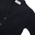 V-Neck Cardigan Sweater with embroidered logo [MA012-1001-NAVY]