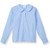 Long Sleeve Peterpan Collar Blouse with embroidered logo [TX083-351/TB9-BLUE]