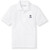 Short Sleeve Polo Shirt with embroidered logo [NJ116-KNIT-RHB-WHITE]
