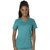 Revo Two Pocket Ladies V-Neck Top with embroidered logo [NC030-WW620-TEAL]