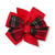 Medium Plaid 4-Loop Bow [AK004-1406-70-RED PLD]