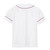 Short Sleeve Peter Pan Collar Blouse [TX195-350P-WHITE/RD]
