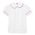 Short Sleeve Peter Pan Collar Blouse [TX195-350P-WHITE/RD]