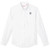 Long Sleeve Oxford Blouse with embroidered logo [TX195-OX/L TMP-WHITE]