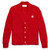 V-Neck Cardigan Sweater with embroidered logo [TX195-1001/TMP-LIPSTICK]