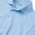 Short Sleeve Banded Bottom Polo Shirt with heat transferred logo [PA676-9611-SKS-BLUE]