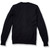 Crewneck Cardigan with embroidered logo [NJ113-6000/WCA-NAVY]