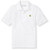 Short Sleeve Polo Shirt with embroidered logo [NY207-KNIT-HCF-WHITE]