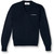 V-Neck Pullover Sweater with embroidered logo [NJ135-6500/BEB-NAVY]